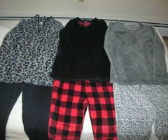 Womens S/M PJs/Loungewear, lot of 3 sets